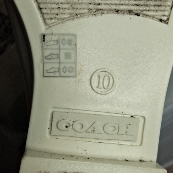 EUC COACH BOOTS OFF WHITE - Picture 5 of 5